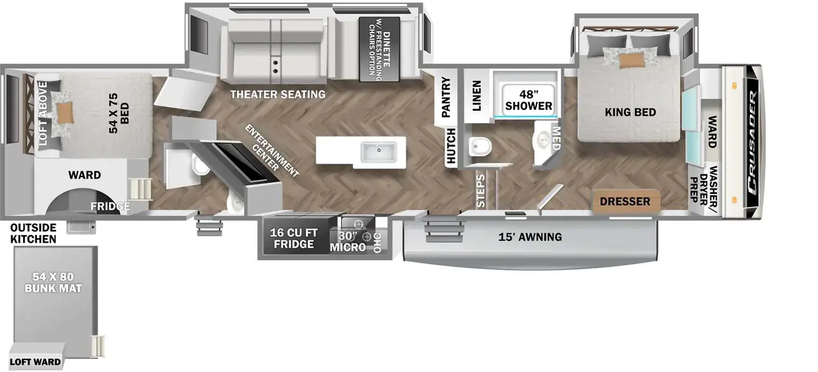 395BHL Floorplan Image